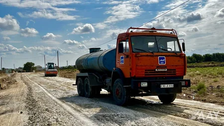 Bakının Abşeron küçəsi təmir edilir