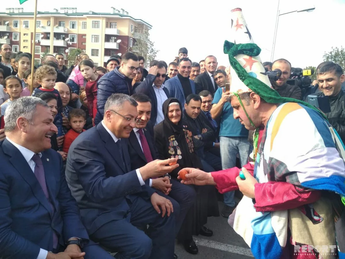 Tərtərdə məcburi köçkün şəhərciyində Novruz şənliyi keçirilib