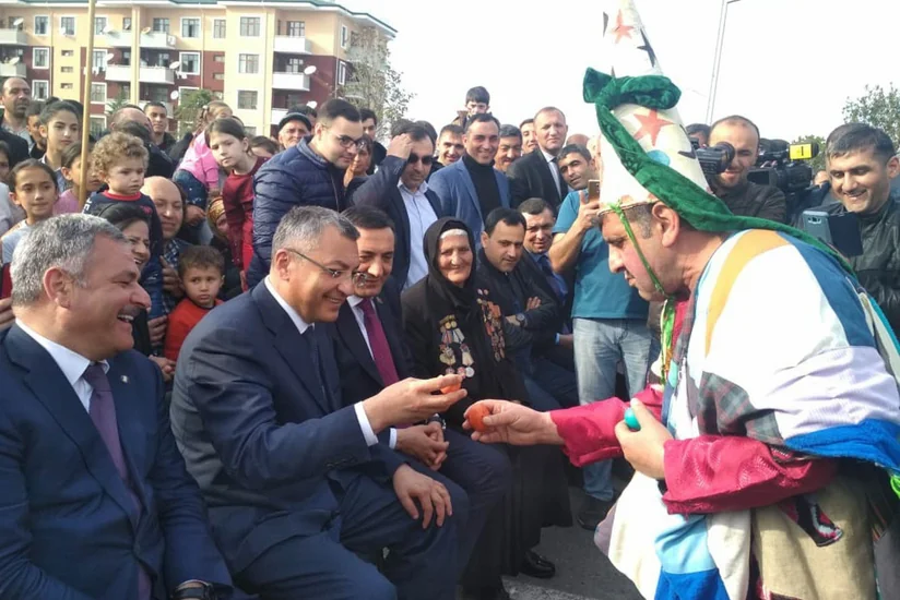 Tərtərdə məcburi köçkün şəhərciyində Novruz şənliyi keçirilib