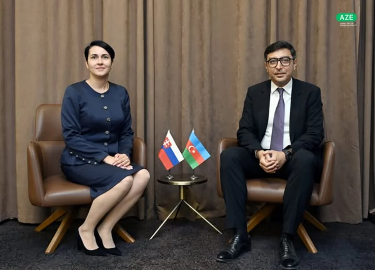 Fərid Qayıbov Slovakiyanın idman məsələləri üzrə dövlət katibi ilə görüşüb