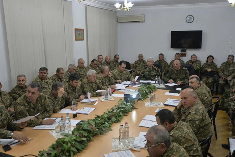 Serj Sarqsyan Azərbaycanın işğal olunmuş ərazilərinə gəlib