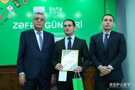 Report News Agency gets award for Baku 2017 Islamic Games
