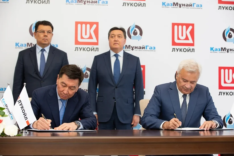 Лукойл и Казмунайгаз подписали соглашение по проекту на Каспии