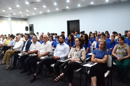 Azərbaycanı XVIII Avropa Gənclər Yay Olimpiya Festivalında təmsil edəcək idmançılarla görüş olub
