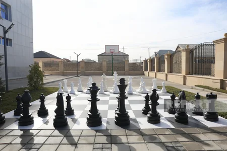 Türkan qəsəbəsində idman zalının açılışı olub