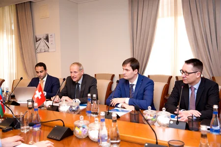 Bakıda İsveçrənin InterRail Holdinginin rəhbəri ilə görüş keçirilib