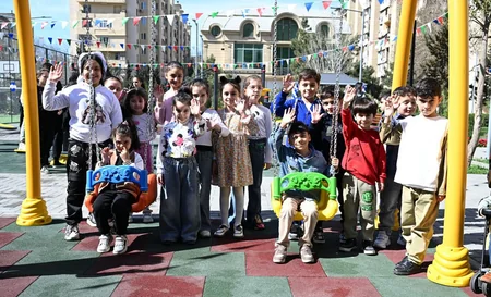 “IDEA”nın təşəbbüsü ilə Sabunçuda yeni həyət abadlaşdırılıb və istifadəyə verilib