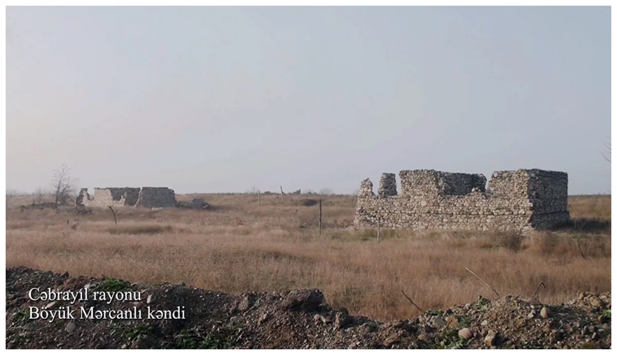 Cəbrayılın Böyük Mərcanlı kəndindən görüntülər