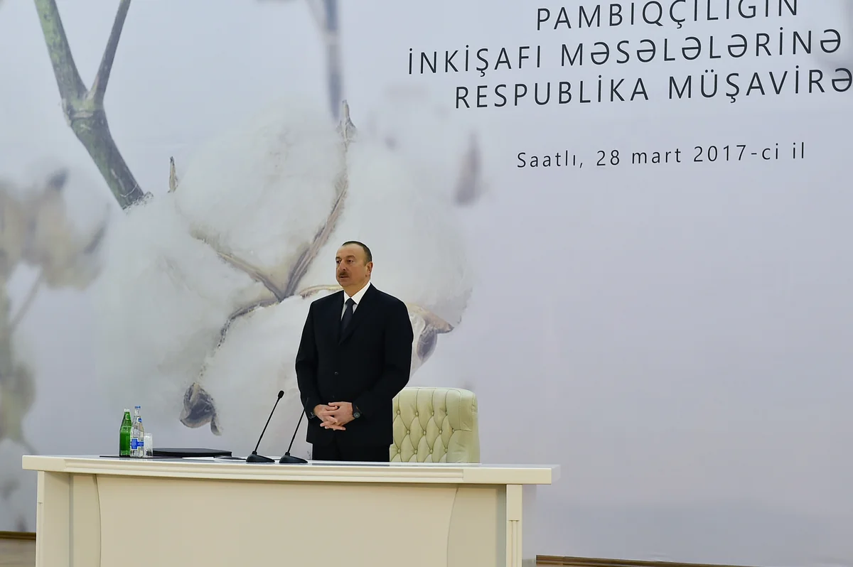 President Ilham Aliyev attends conference on development of cotton-growing - UPDATED