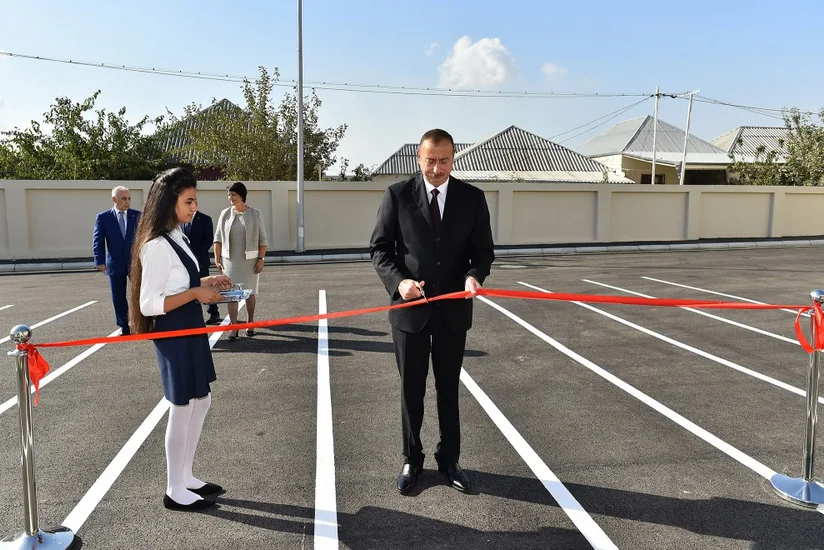 President Ilham Aliyev attended opening of new building of school No.311 in Sabunchu