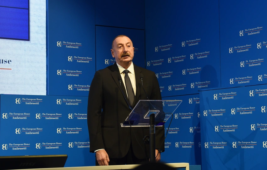Dövlət başçısı: İonik-Adriatik boru kəməri ilə Azərbaycan qazı üç Balkan ölkəsinə nəql ediləcək
