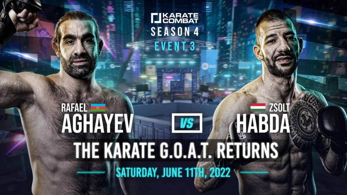 Rafael Ağayevin Karate Combatdakı növbəti döyüşünün vaxtı açıqlanıb