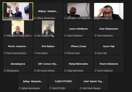 Vəkillər Kollegiyasının üzvləri üçün növbəti ixtisasartırma təlimləri keçirilib