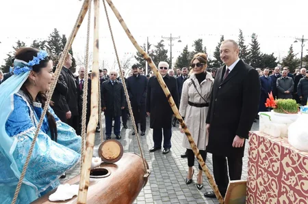 Prezident İlham Əliyev Novruz bayramı münasibətilə ümumxalq şənliyində iştirak edib - YENİLƏNİB