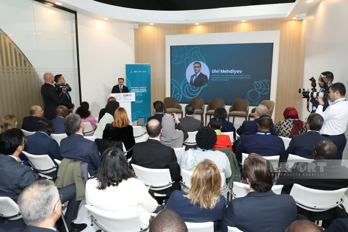 Ministerial forum on green governance launches at COP29 in Baku
