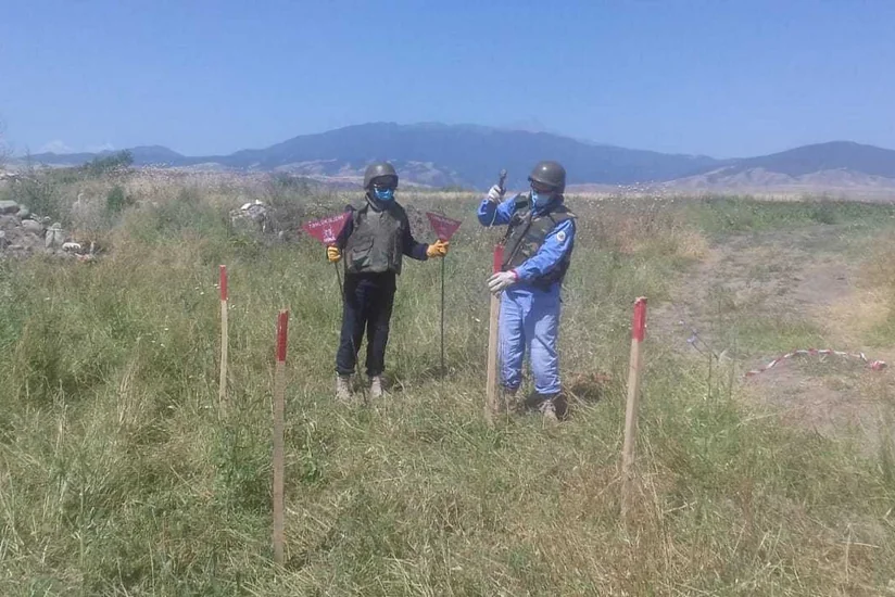 Tərtərdə əl qumbarası tapılıb