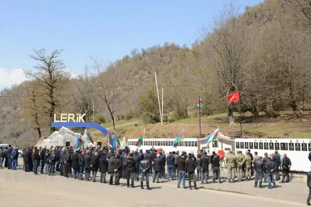 Lerikdə Vətən müharibəsi şəhidinin xatirəsinə inşa edilmiş bulaq kompleksinin açılışı olub