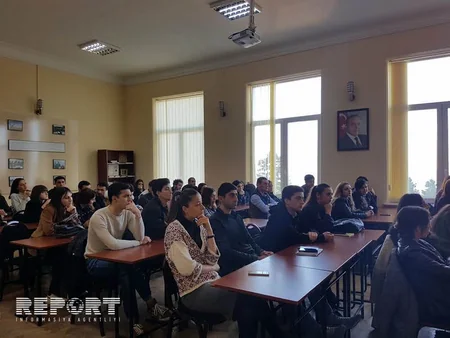 Baş konsul Batumi Dövlət Universiteti tələbələrinə Ermənistanın işğalçılıq siyasətindən danışıb
