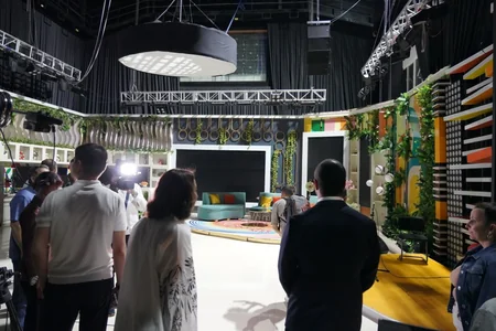 Azerbaijani journalists visit Sevimli TV as part of their visit to Uzbekistan