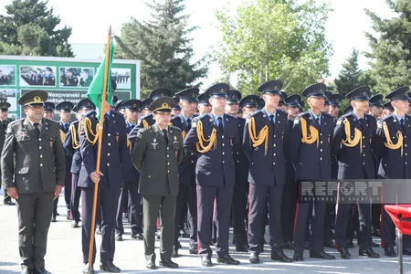 Cəmşid Naxçıvanski adına Hərbi Liseydə kursantların növbəti buraxılış mərasimi olub