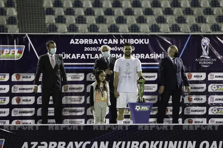 Кешле вручили Кубок Азербайджана