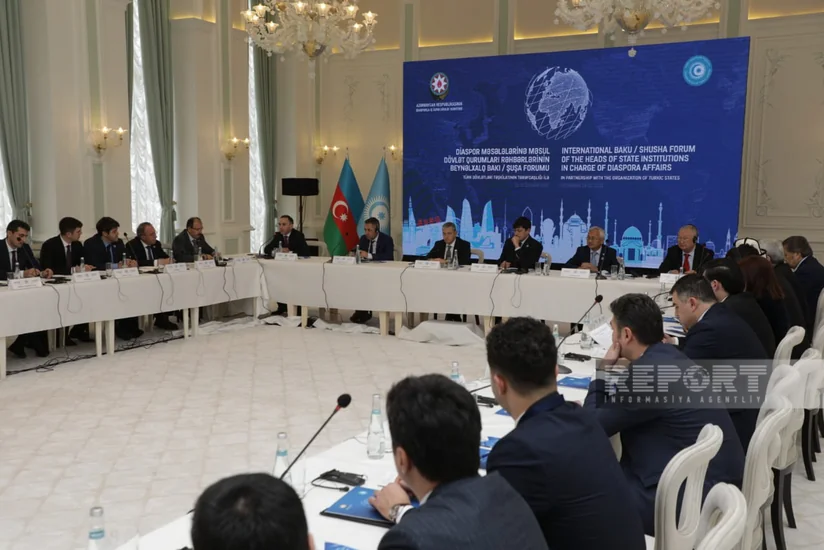 Фуад Мурадов проинформировал участников форума в Шуше об акции протеста на дороге Ханкенди-Лачын