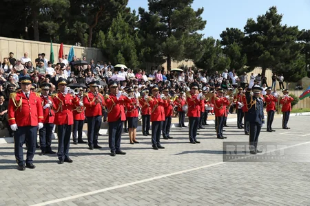 Cəmşid Naxçıvanski adına Hərbi Liseydə buraxılış mərasimi keçirilib