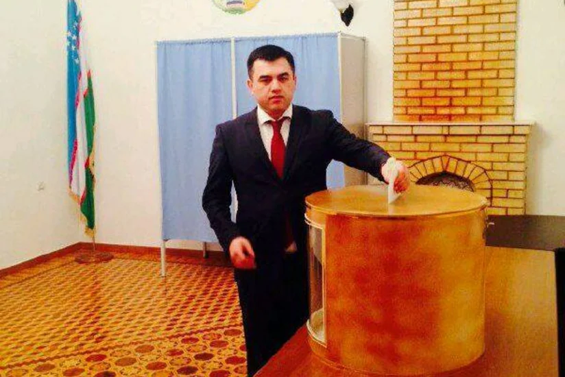 Azərbaycanda yaşayan yüzə yaxın Özbəkistan vətəndaşı prezident seçkilərində iştirak edib - FOTO