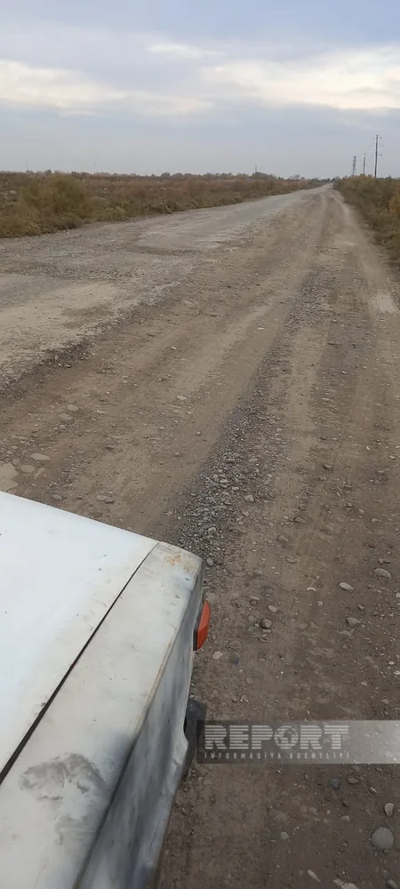 Kürdəmirdə Çərtəyəz kəndinin yolları bərbad vəziyyətə düşüb