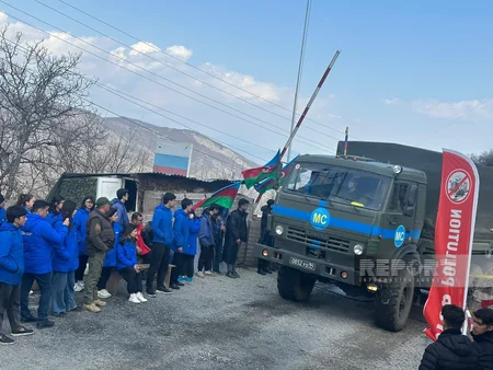 Xankəndi-Laçın yolunda sülhməramlıların avtomobilləri maneəsiz keçid edib - YENİLƏNİB-5