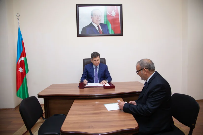 Əmlak Məsələləri Dövlət Komitəsinin sədri Salyanda vətəndaş qəbulu keçirib