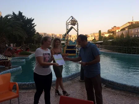 Almaniyalı məktəblilər Azərbaycanda Yay Düşərgəsində iştirak ediblər