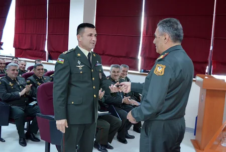 Kahramanmaraşda fəaliyyət göstərən hərbi tibb personalımız təltif olunub