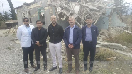 İƏT-in nümayəndə heyəti Tərtərdə faktaraşdırıcı missiya həyata keçirib