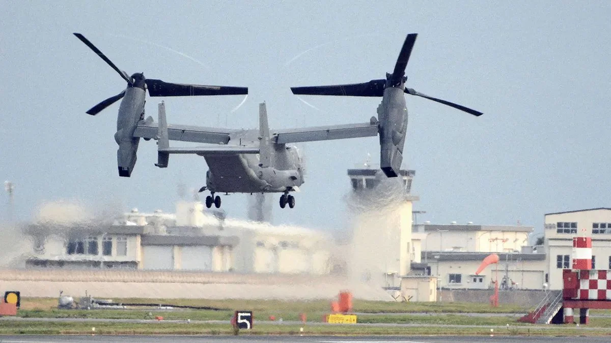 Remains of another crew member from Osprey that crashed off Japan recovered