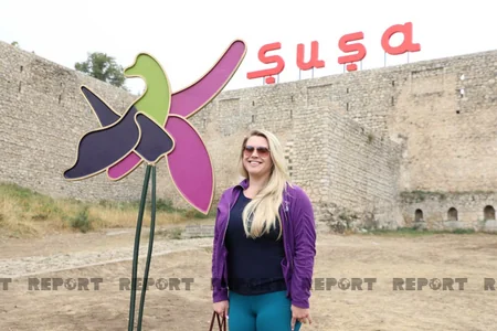 Int'l travellers visiting Shusha get acquainted with Azerbaijan's construction work there