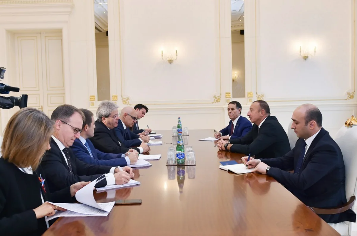President Ilham Aliyev received delegation led by Italian Minister
