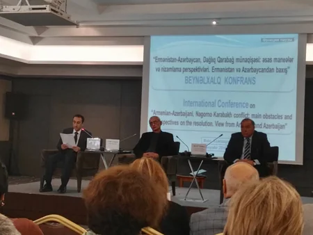 Bakıda ermənilərin iştirakı ilə Qarabağa həsr edilmiş beynəlxalq konfrans keçirilir - FOTO