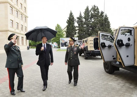 President Ilham Aliyev attended the opening of a new administrative building of General Staff of Armed Forces