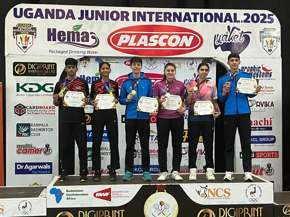 Azərbaycan badmintonçuları Uqandada 6 medal qazanıblar