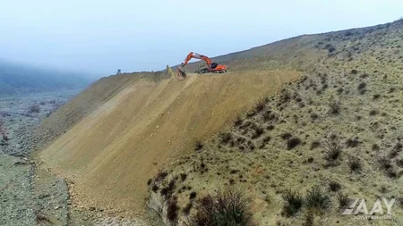 Talış-Tapqaraqoyunlu-Qaşaltı sanatoriyasına gedən avtomobil yolunun inşası davam etdirilir