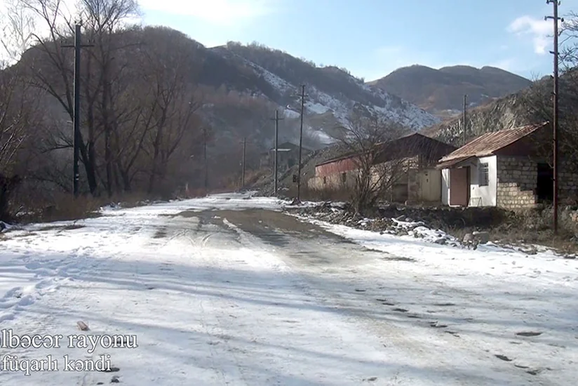 Kəlbəcərin Zülfüqarlı kəndindən videogörüntülər