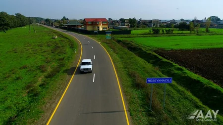 Masallıda 51 min əhalinin istifadə etdiyi yollar yenidən qurulub