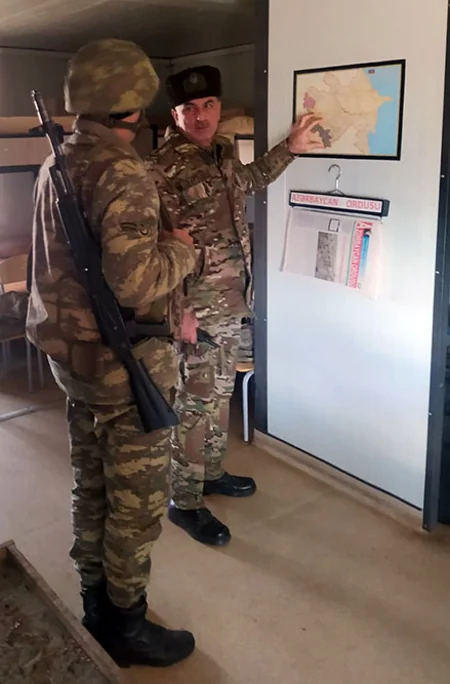 Meetings held with military personnel serving in liberated territories