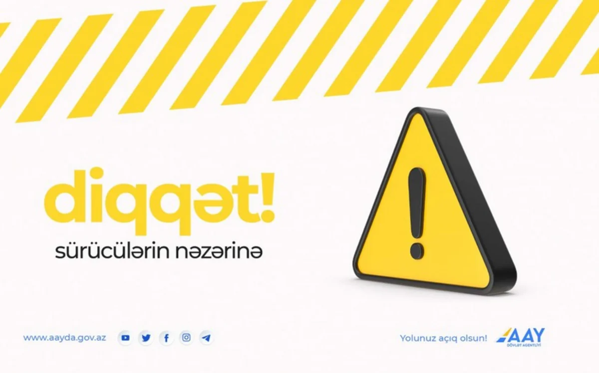 Bakı-Ələt-Qazax-Gürcüstan avtomobil yolunun bir hissəsində hərəkət məhdudlaşdırılacaq