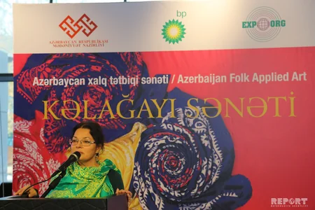 Azərbaycanın kəlağayı sənətinə dair yeni çap olunan kitabın təqdimatı keçirilib