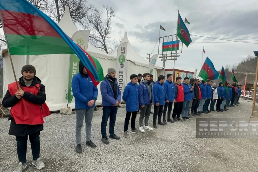 Экоакция на дороге Ханкенди-Лачын: демонстранты проявляют высокую активность и на 133-й день