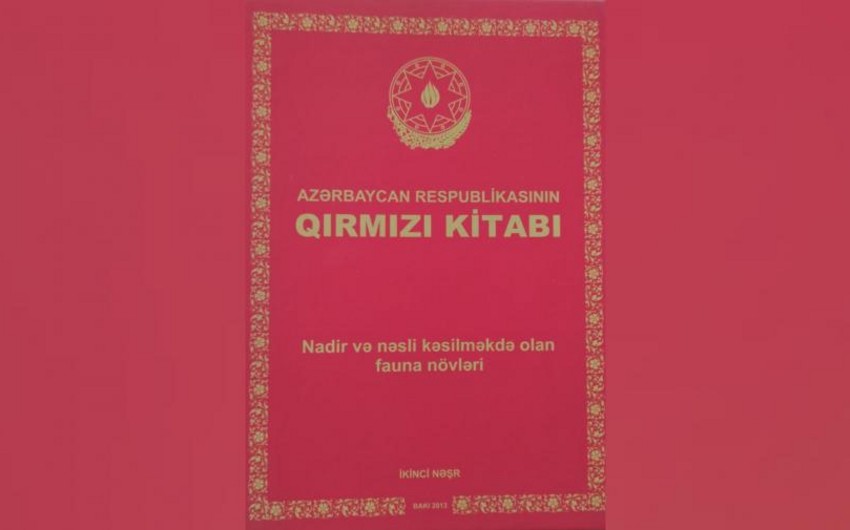 Bu il Qırmızı kitab”ın III nəşri çap ediləcək