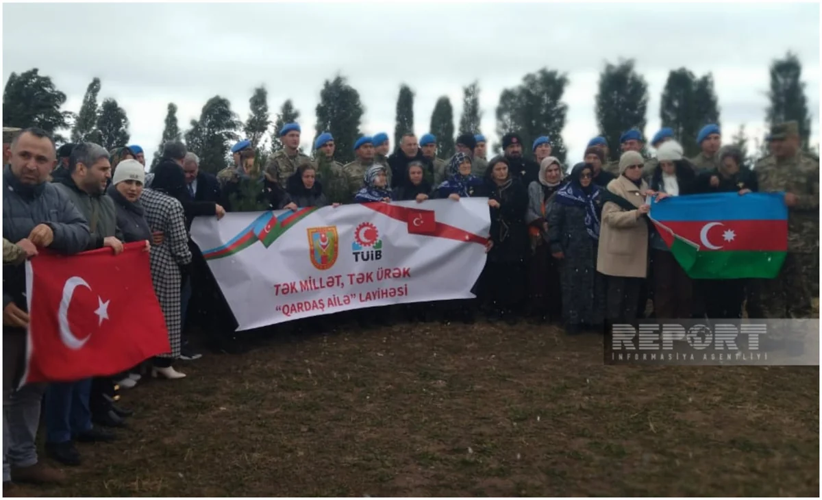 Türkiyəli şəhid ailələri Tərtərdə olublar