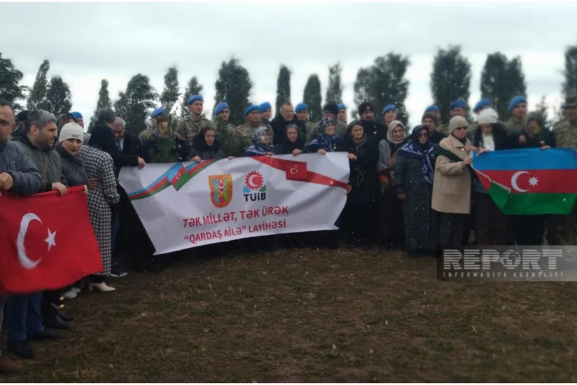 Семьи турецких шехидов посетили Тертер и Агдере